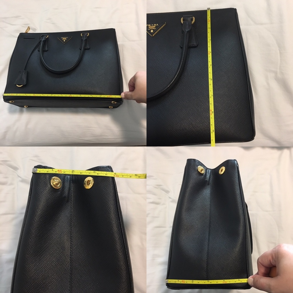 Prada Saffiano Double Zip Executive Tote - Picture 5 of 8